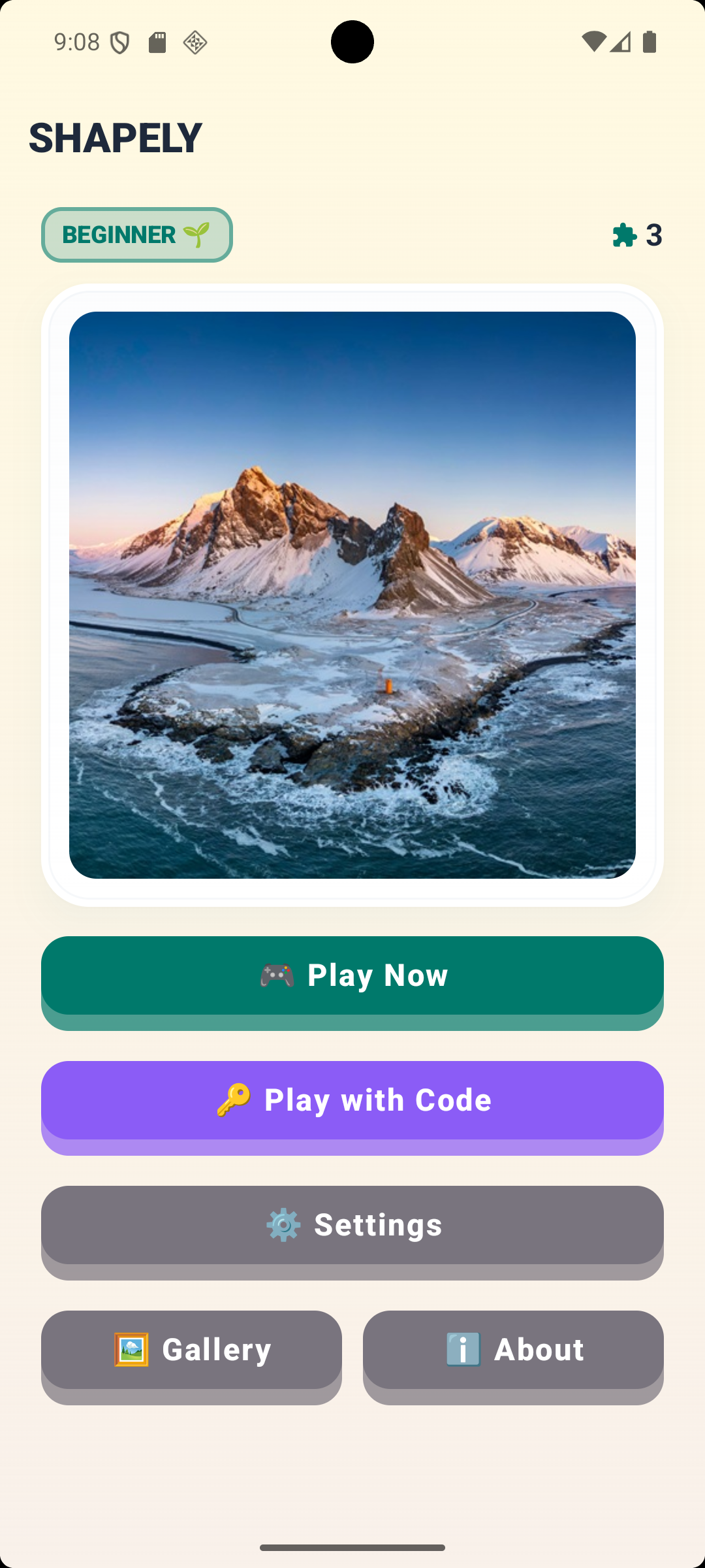Main Menu